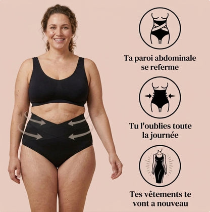 Compression 360° portée au quotidien, invisible sous les vêtements
