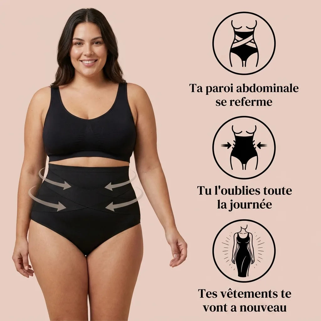 Compression 360° portée au quotidien, invisible sous les vêtements
